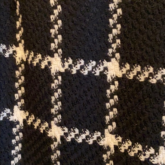 Talbots 10 checked houndstooth print wool skirt - Picture 5 of 7